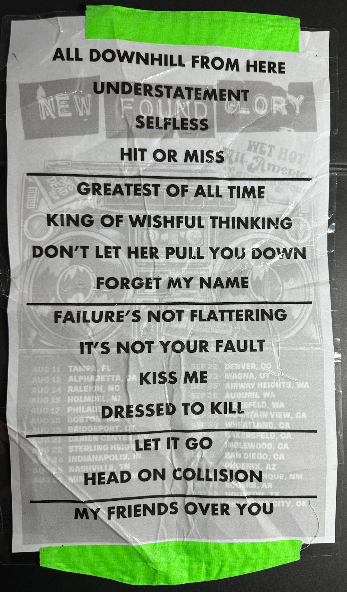 New Found Glory @ the Mann Skyline Stage 8/17/23