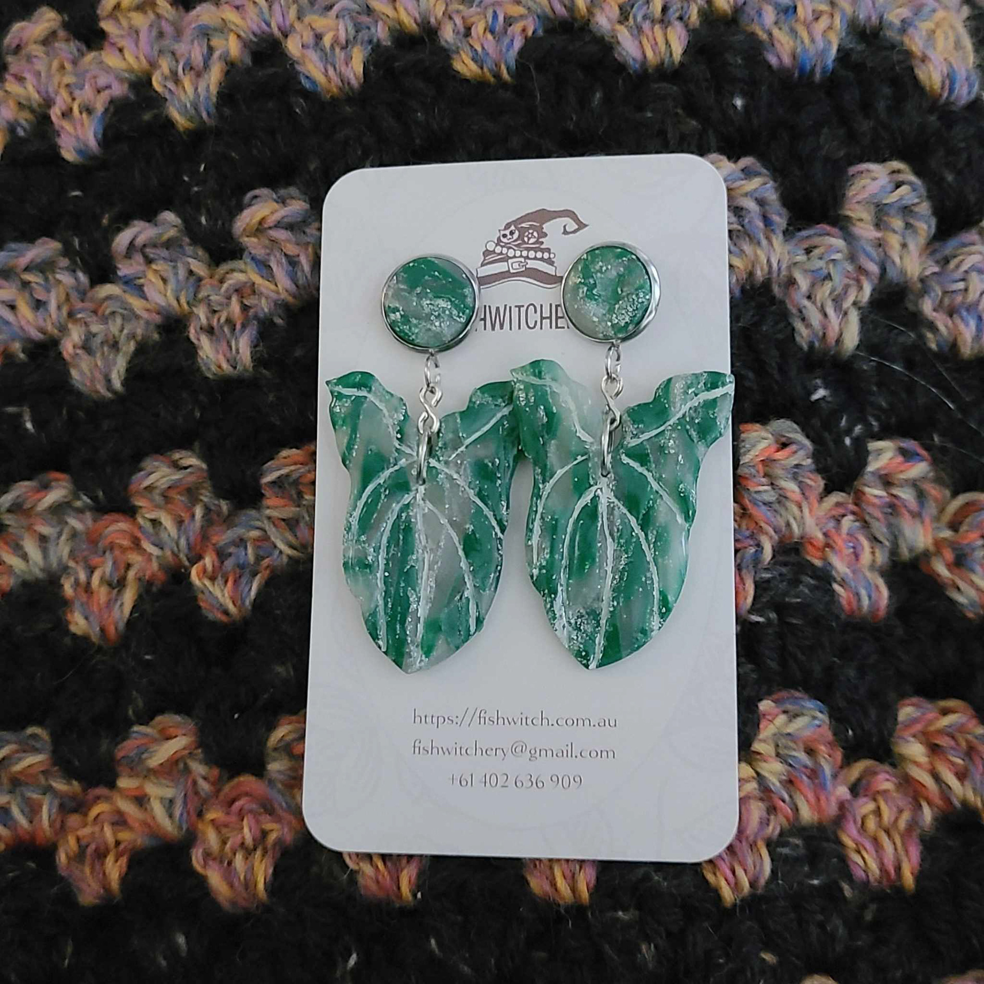 $10 Fancy Foliage Earrings 9
