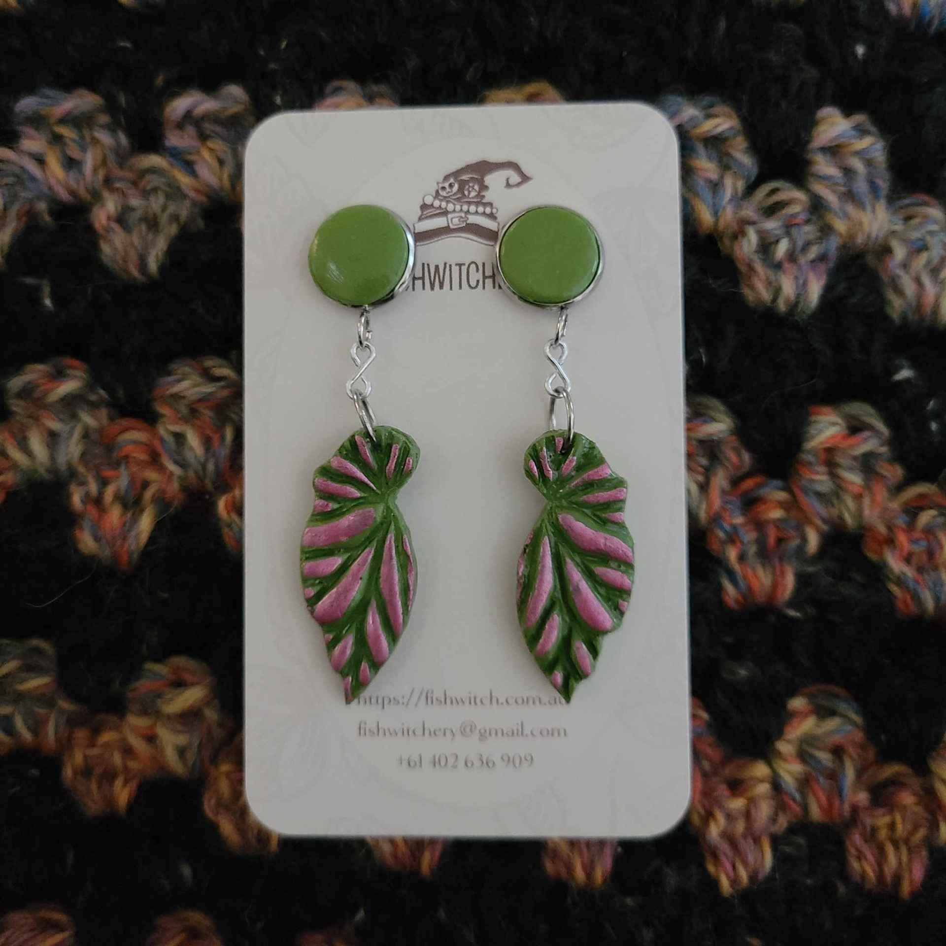 $10 Fancy Foliage Earrings 12
