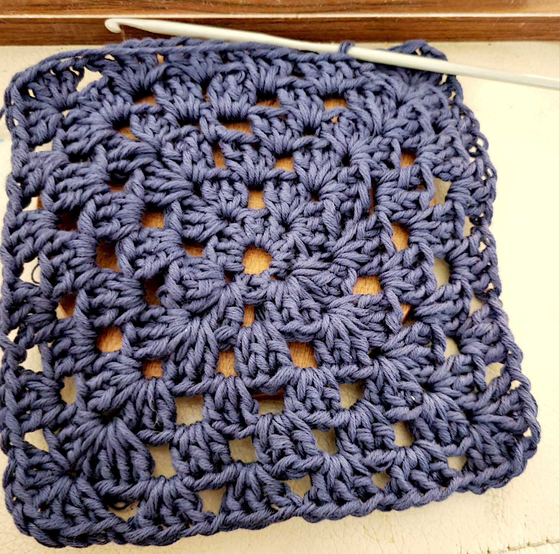 Navy blue 8ply Organic Cotton