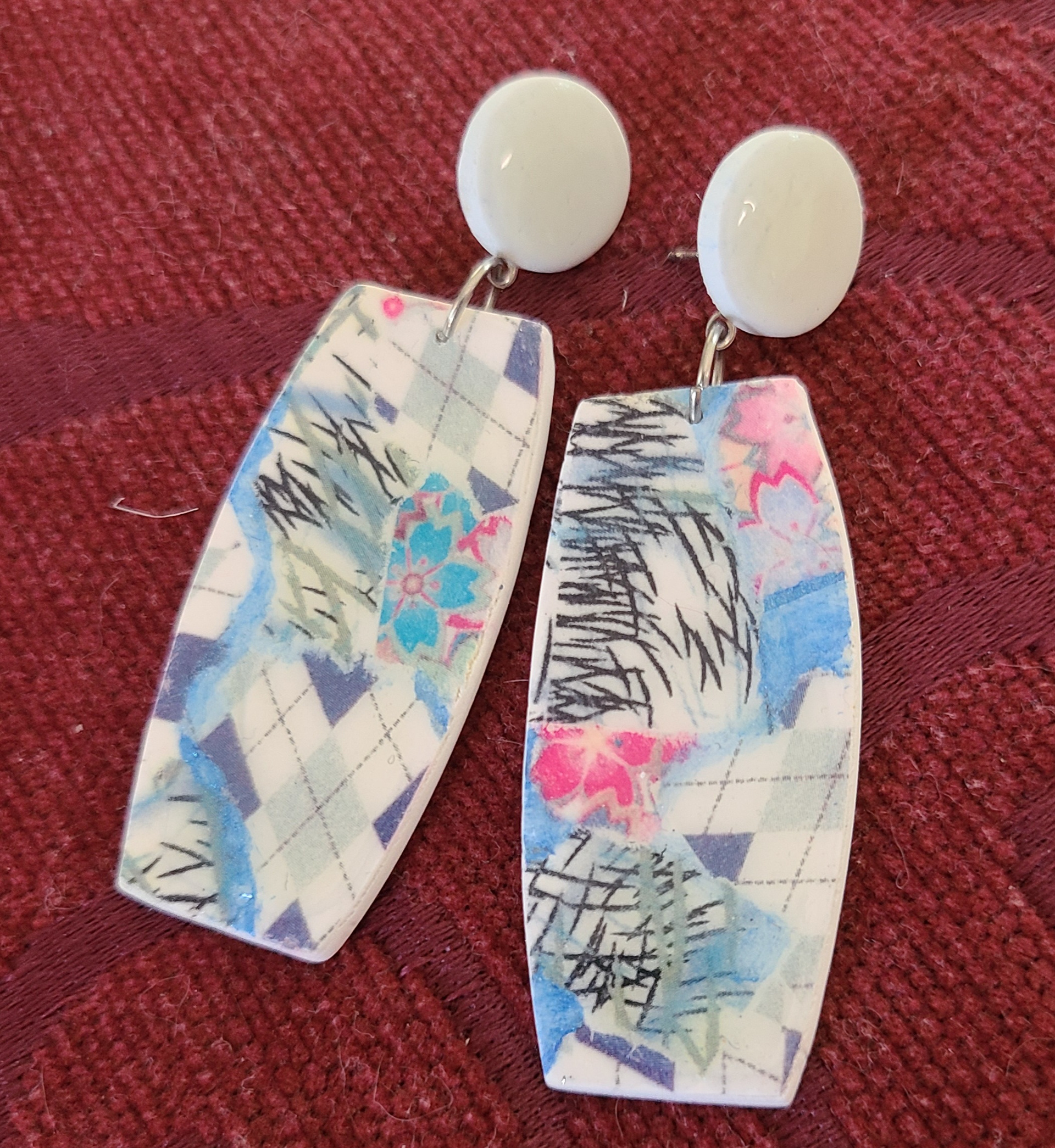 Polymer clay transfer montage