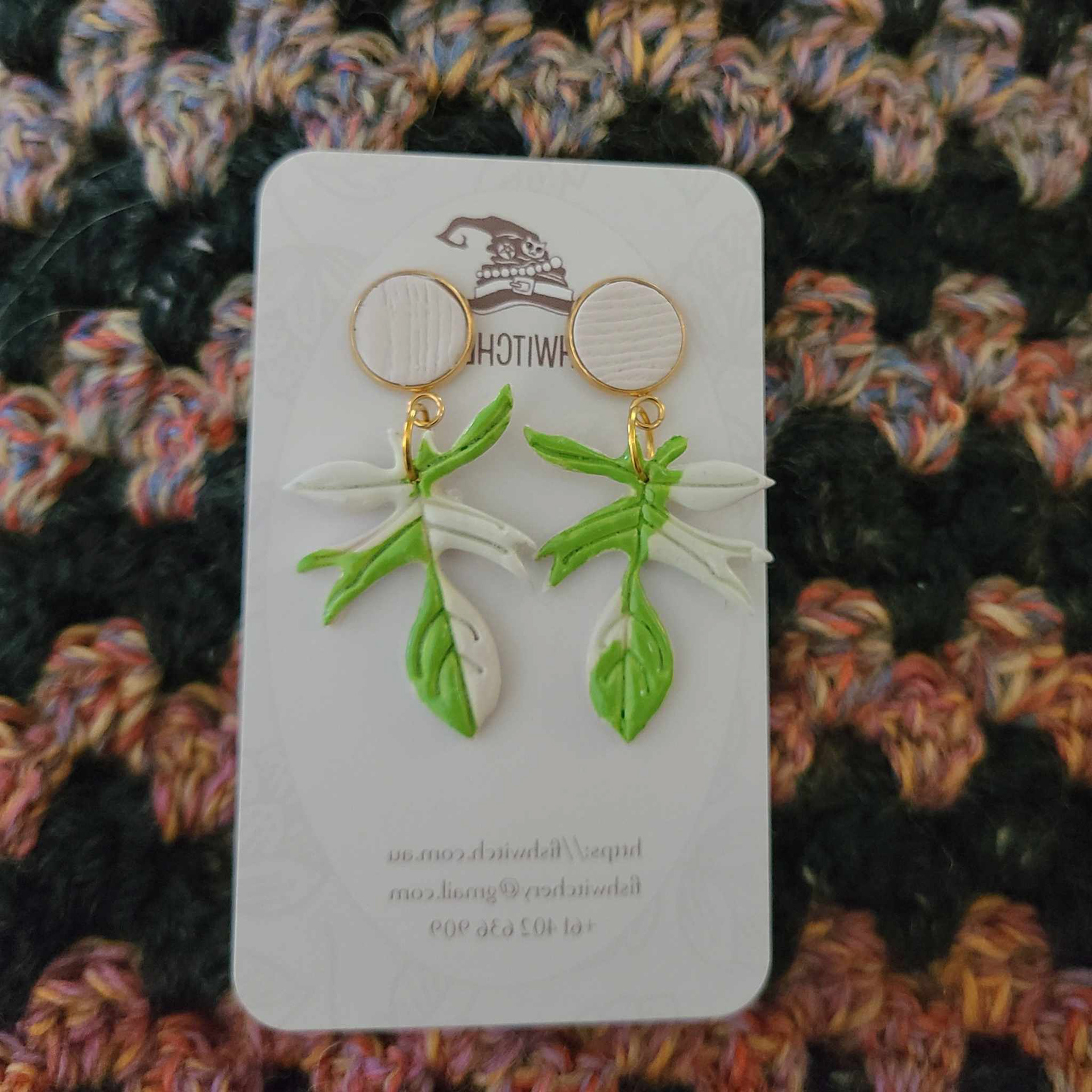 $10 Fancy Foliage Earrings 2