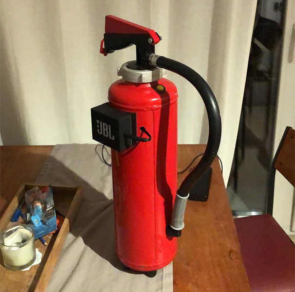 modified fire extinguisher