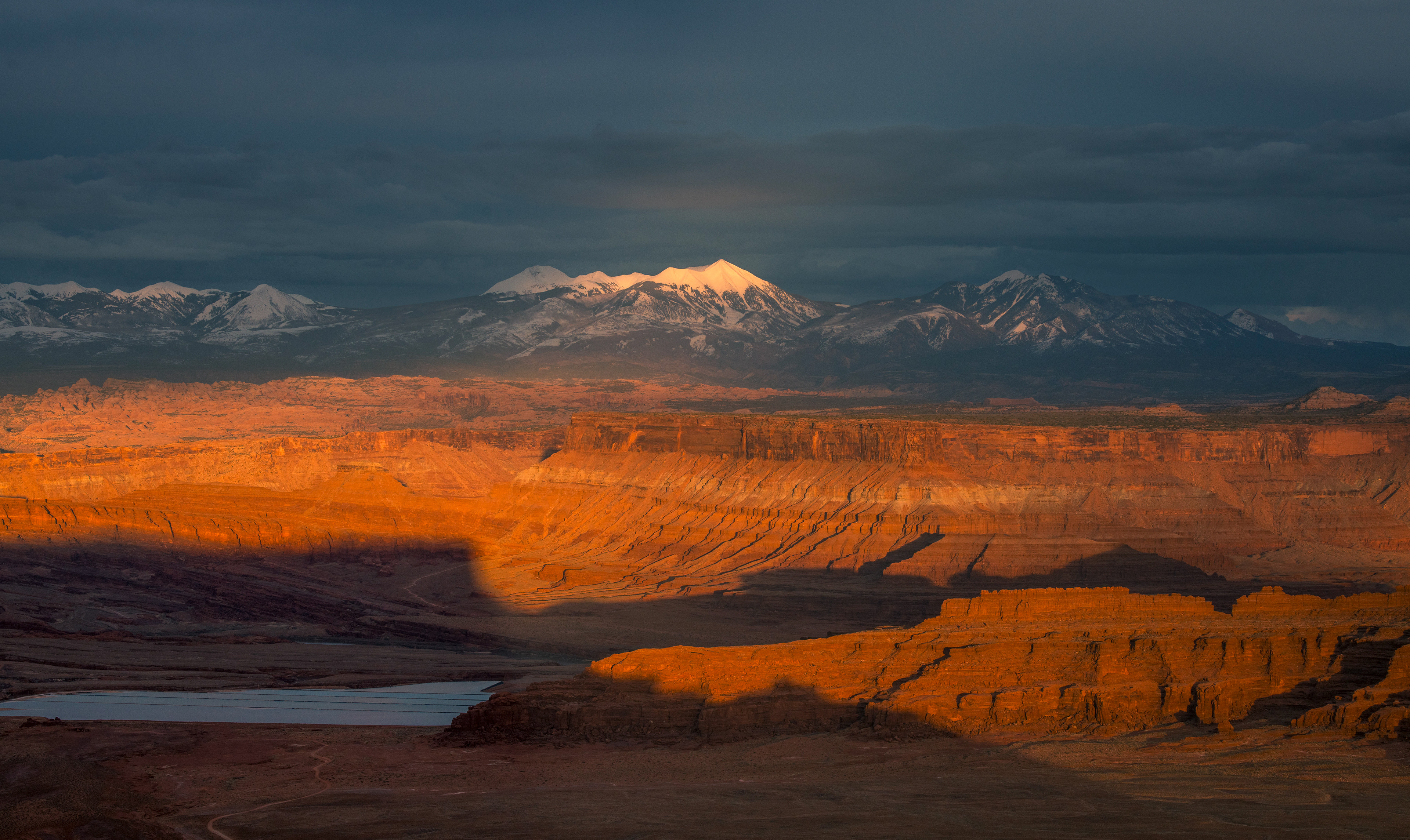 Alpenglow on La Sal