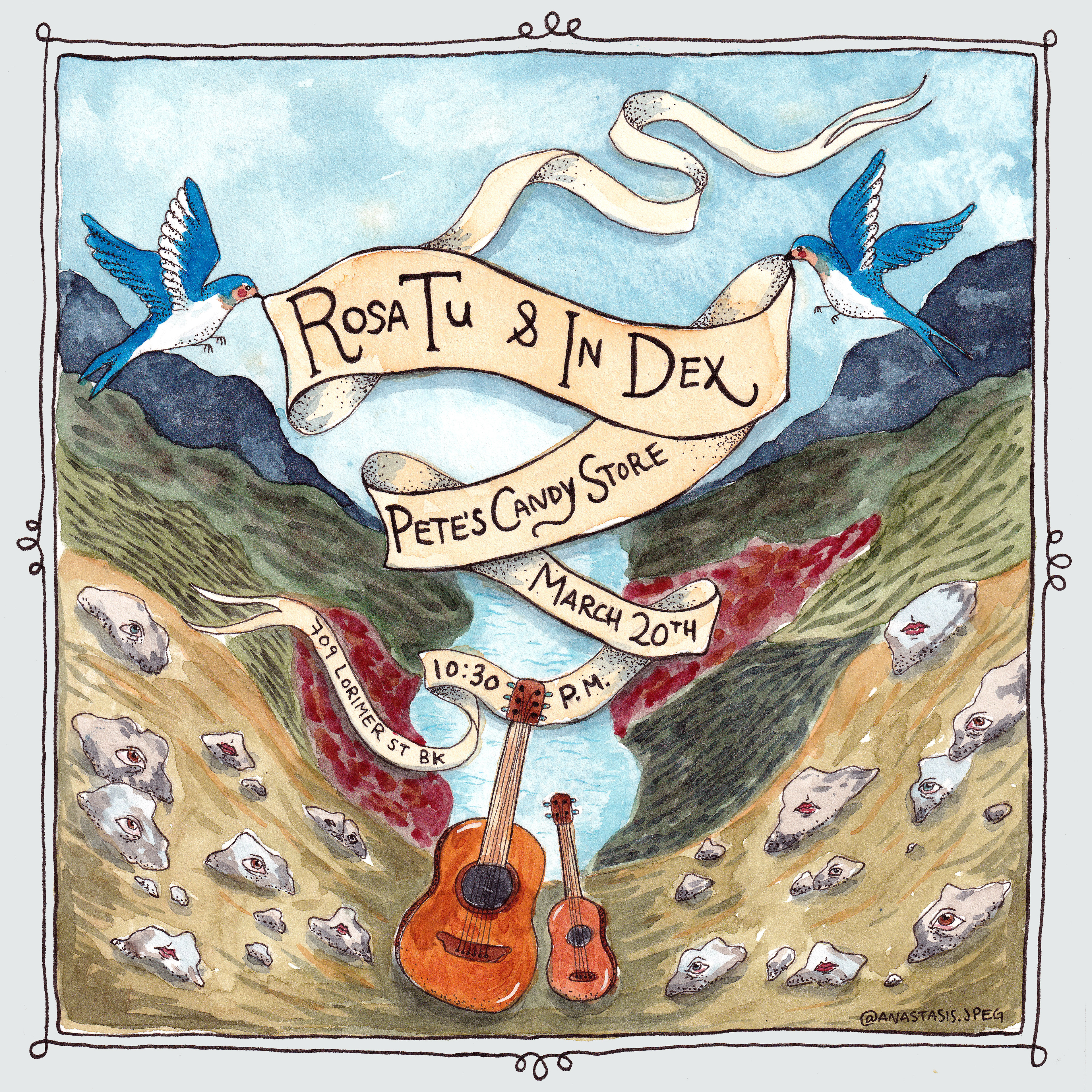 Rosa Tu and In Dex at Pete's Candy Store, 2023