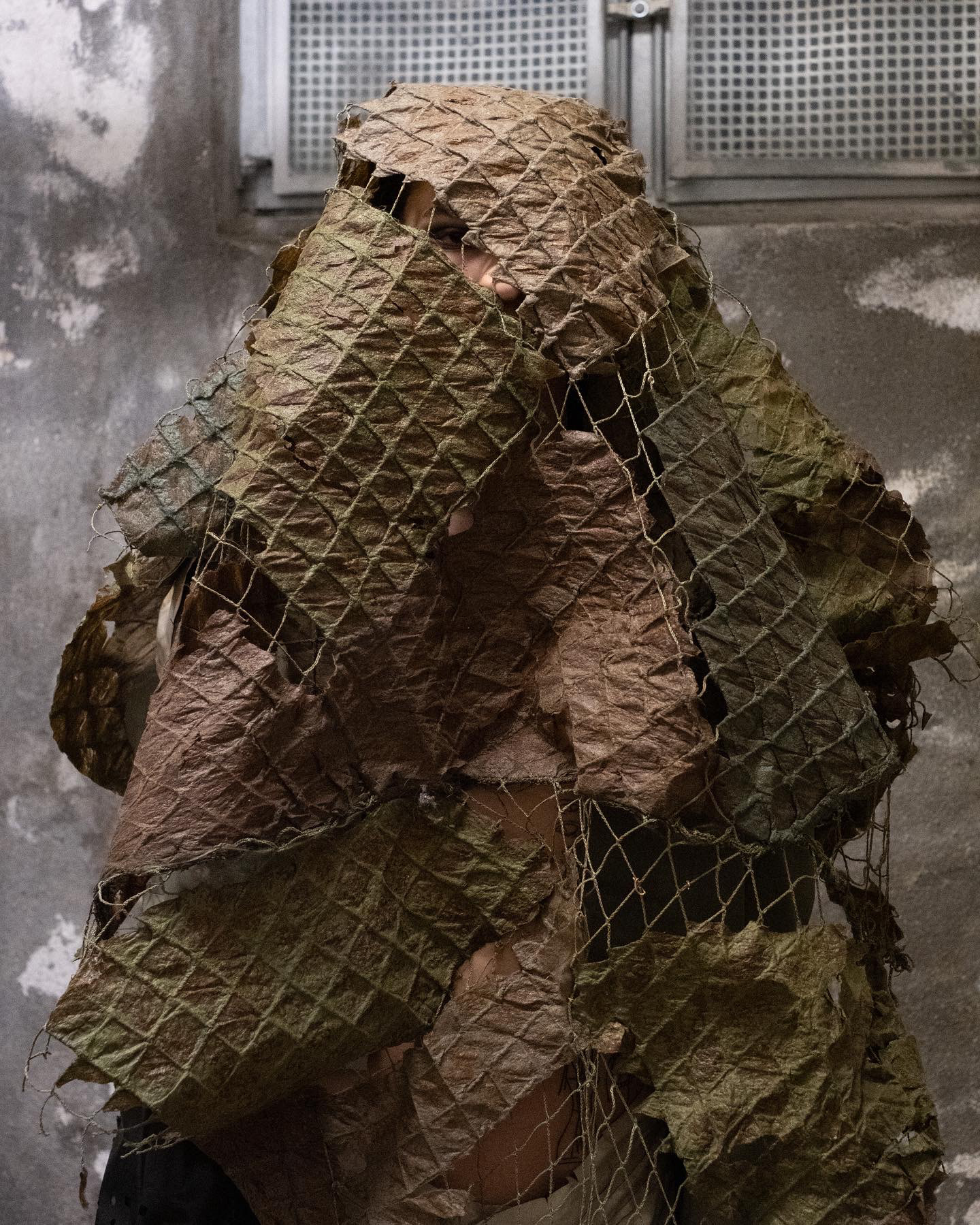 Upcycled Russian Camouflage Net