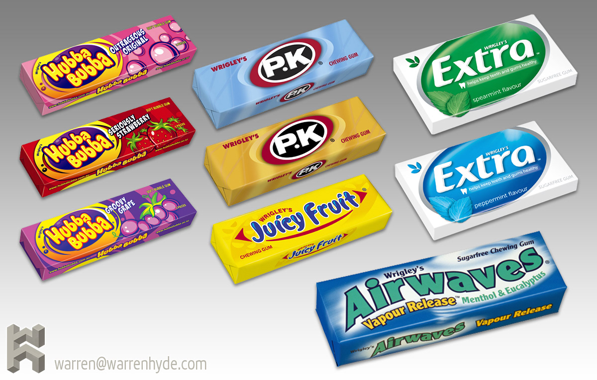 Wrigleys Gum - CMYK + 7 spot presenter