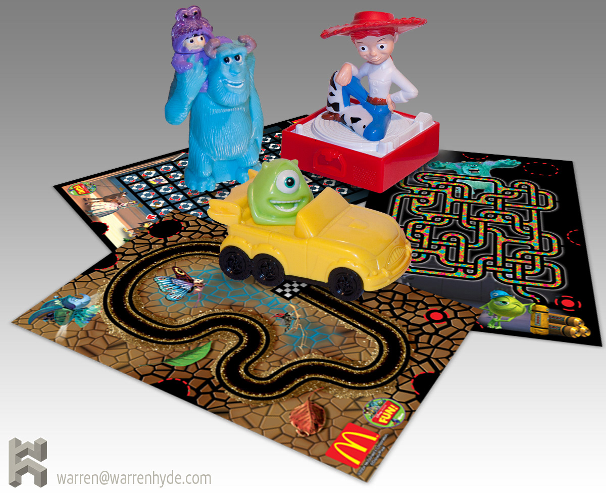 Pixar Playmats and toys
