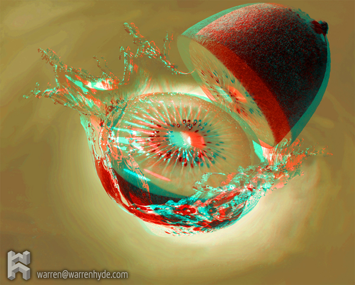 Kiwifruit Anaglyph