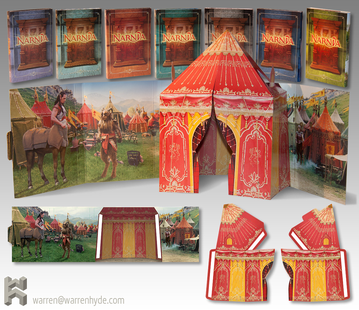 Narnia pop-up books