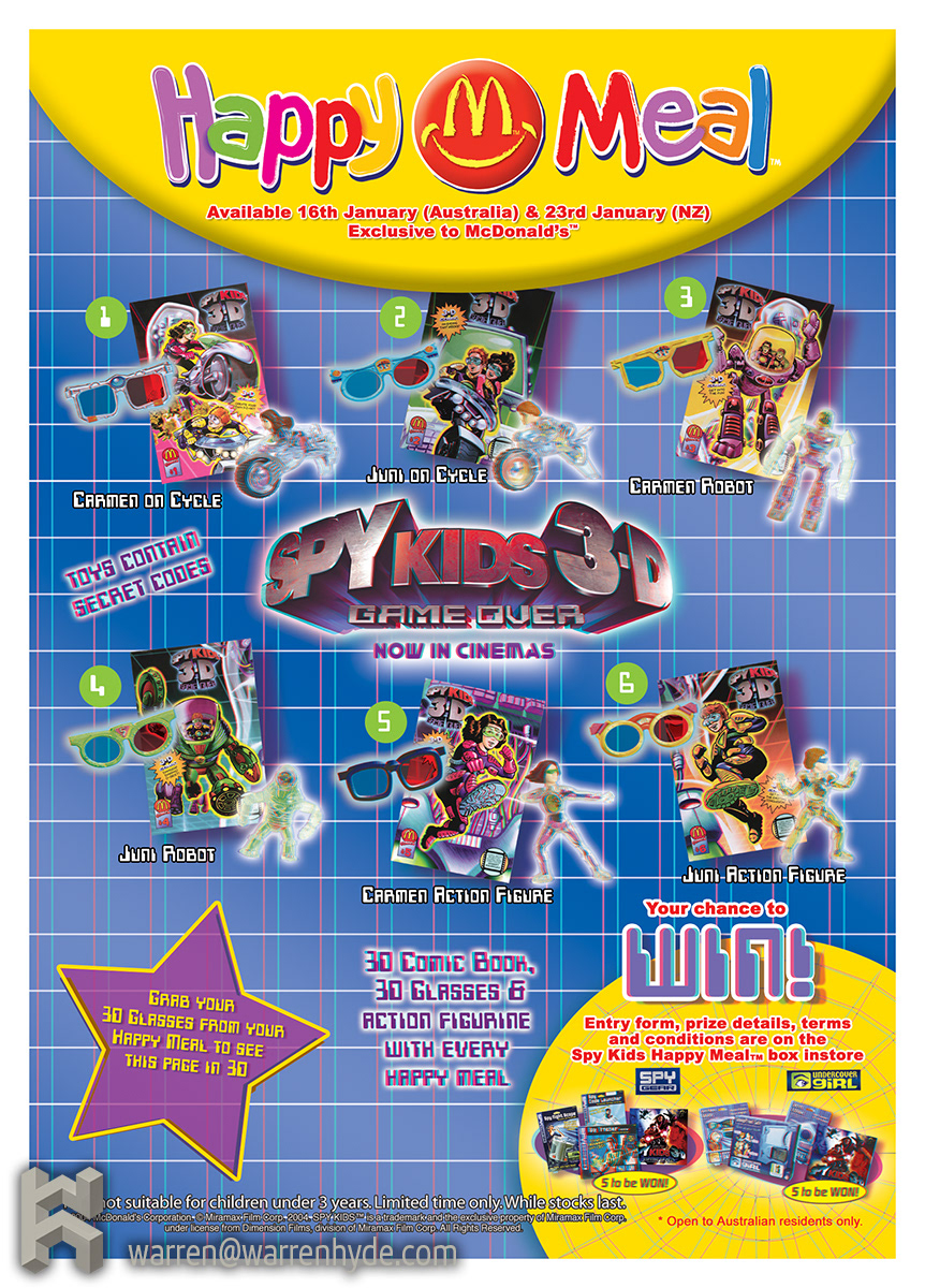 McDonald's Anaglyph Poster