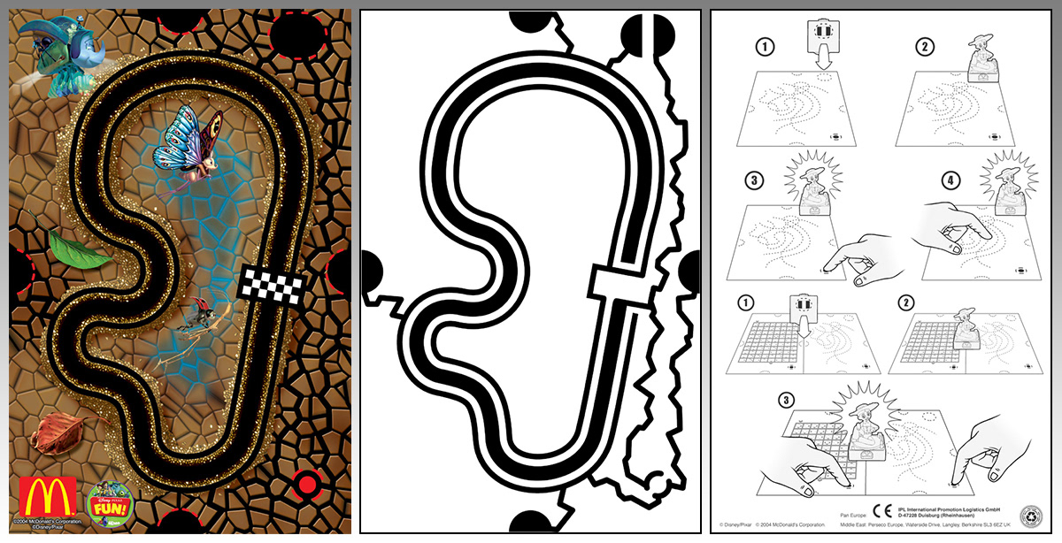 Playmat, Tink! conductive ink plate, instructional insert