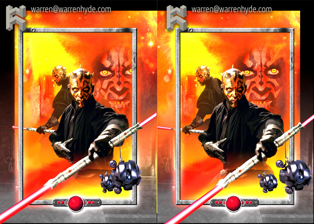 Darth Maul Concept Poster Stereo
