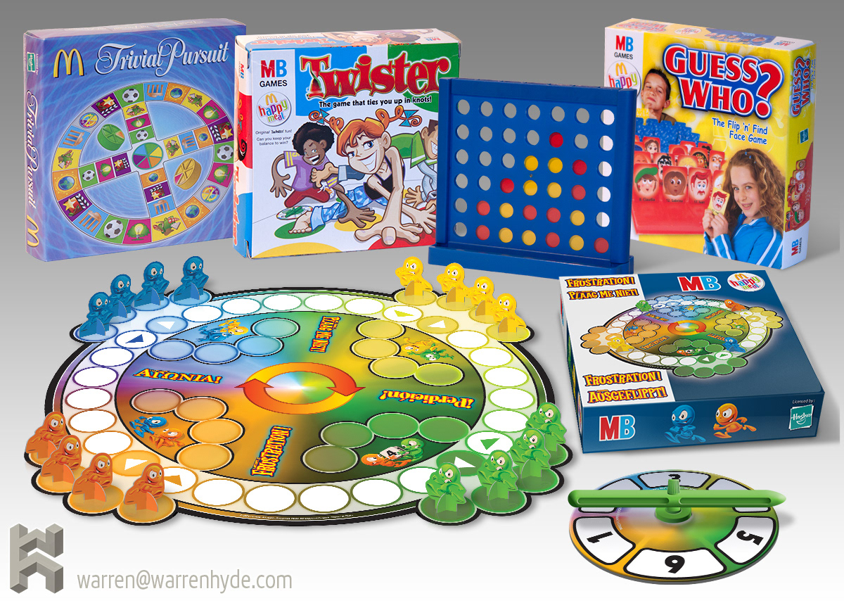 HappyMeal mini board game design and production