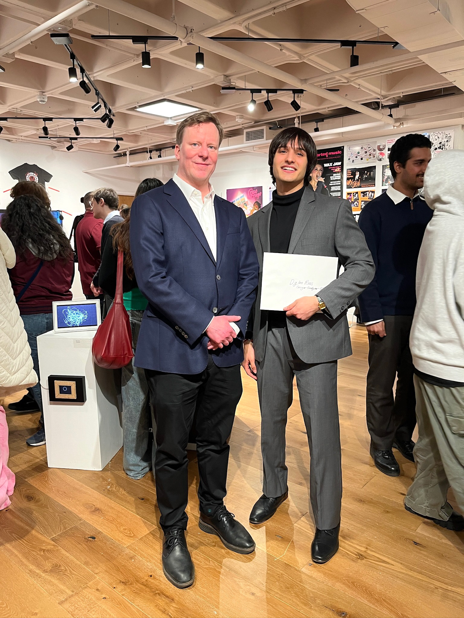 Receiving Award for Design Excellence