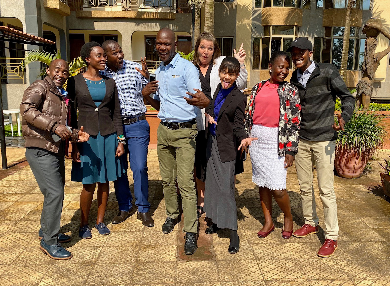 With Uganda's RADIO team!