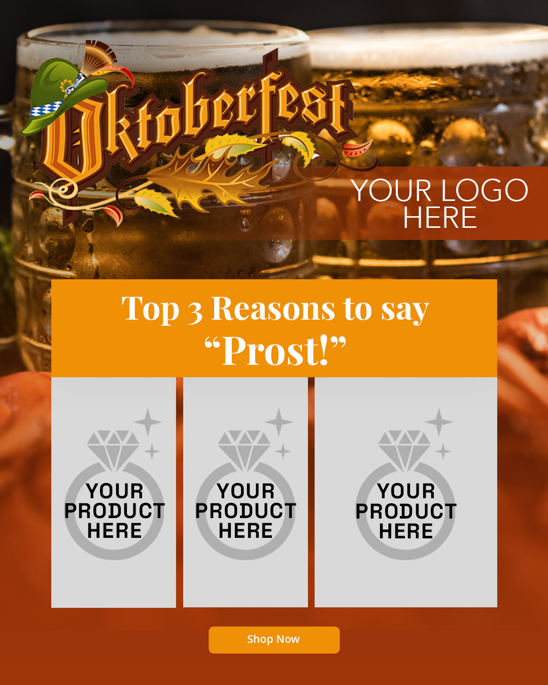 PACKAGE INCLUDES EBLAST,  WEB BANNER & SOCIAL POST (FB OR IG) - Add your choice of product and text. Custom Artwork Also Available.