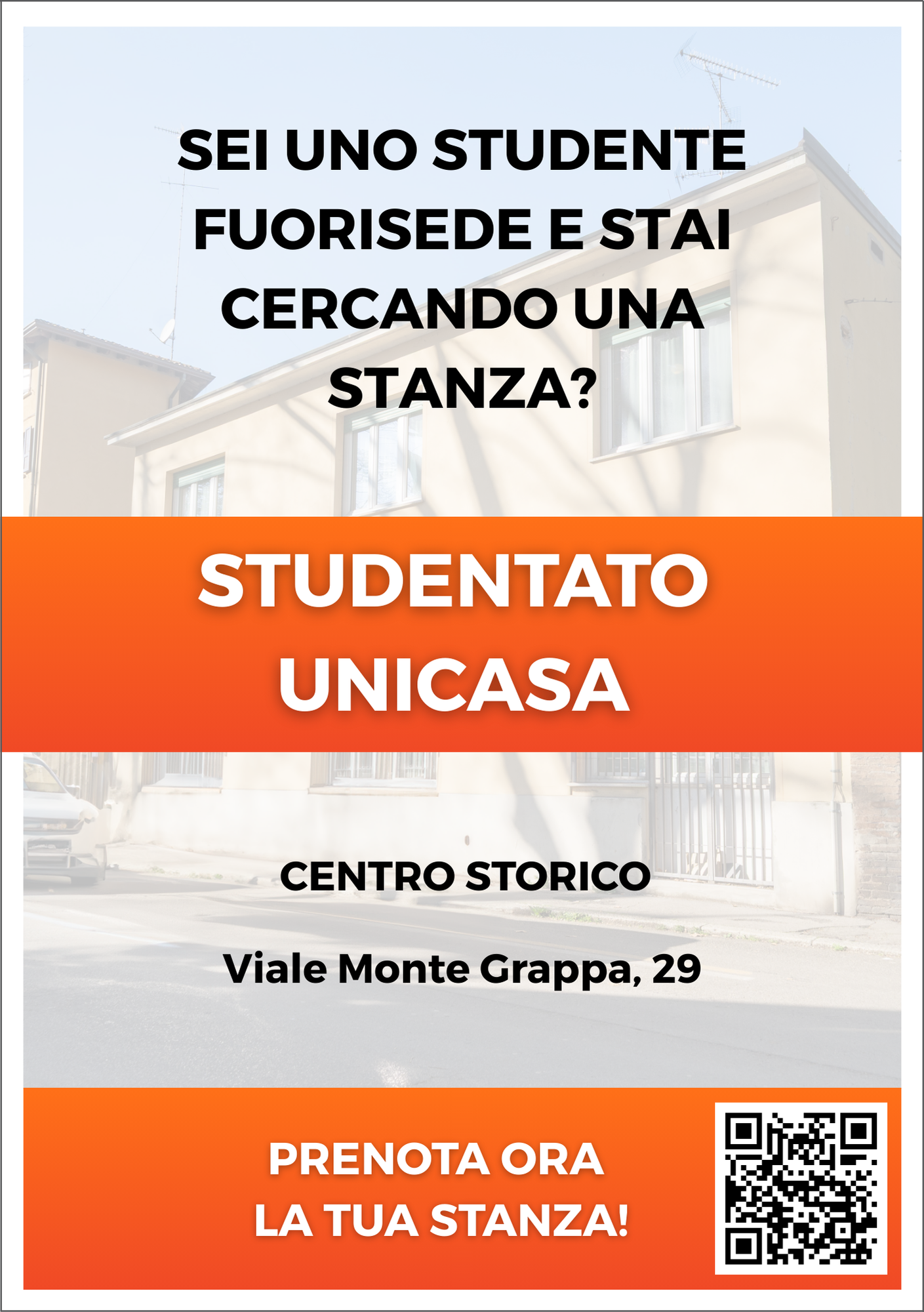 Flyer informativo fronte