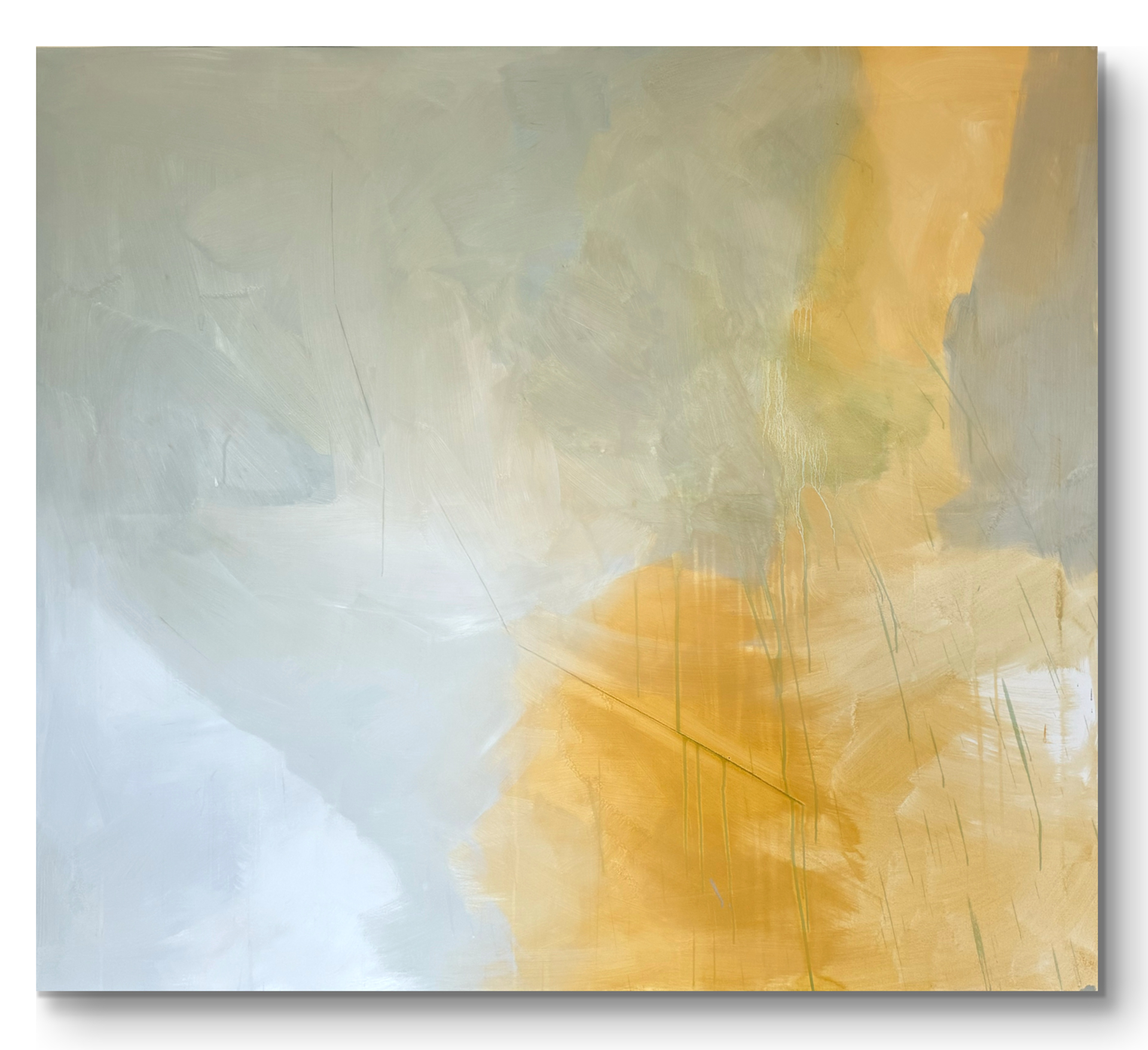 Träume III - Natural pigments on canvas 160 x 140 cm