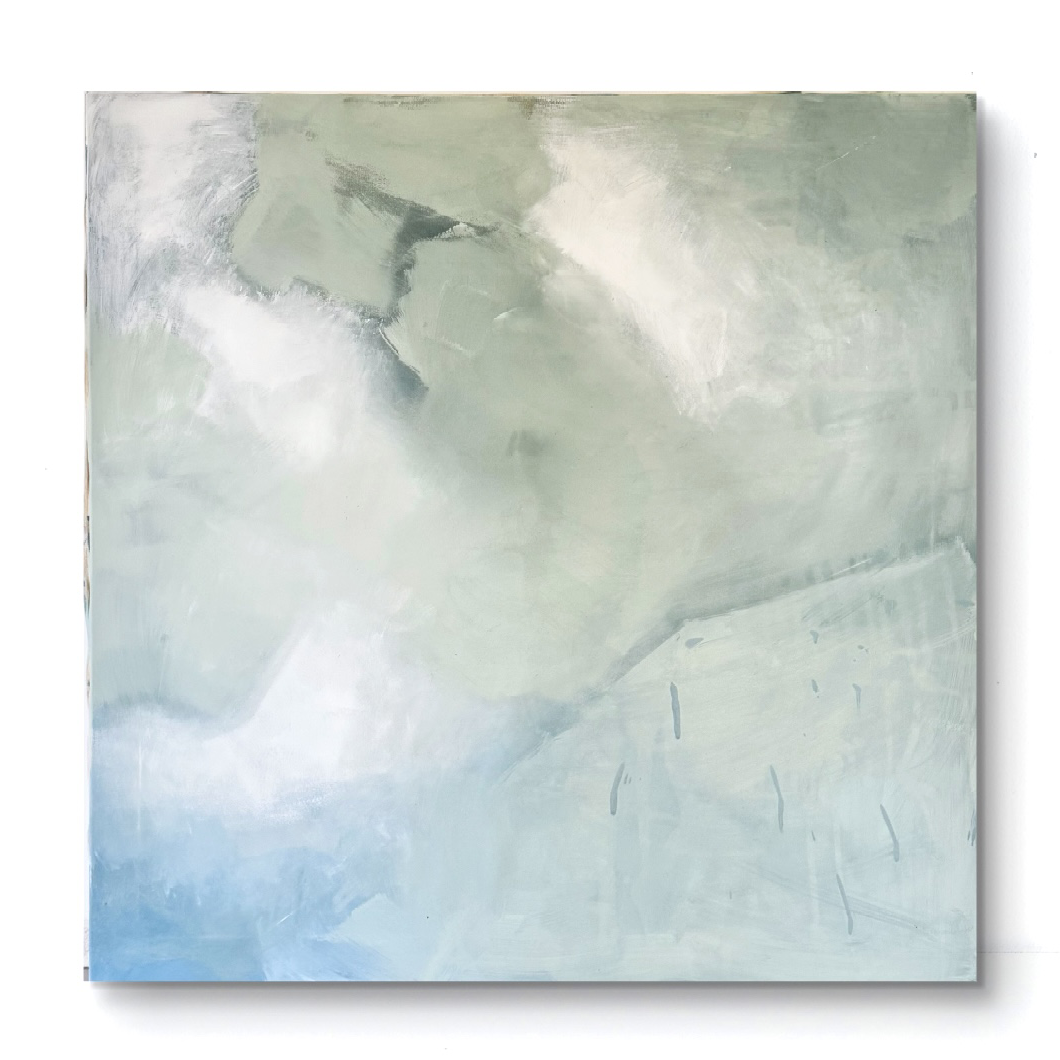 Gleichmut I - Natural pigments on canvas 110 x 110 cm