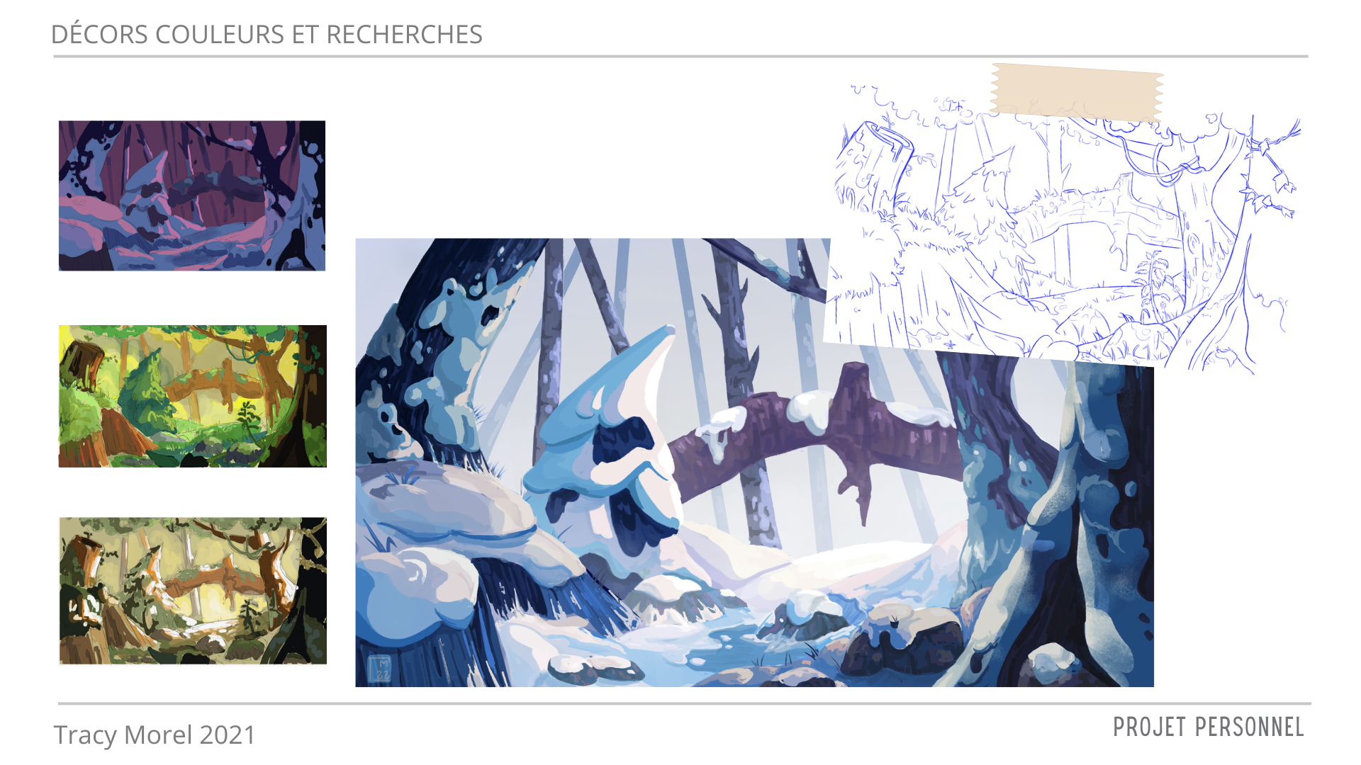 Recherches d'ambiances pour un projet personnel