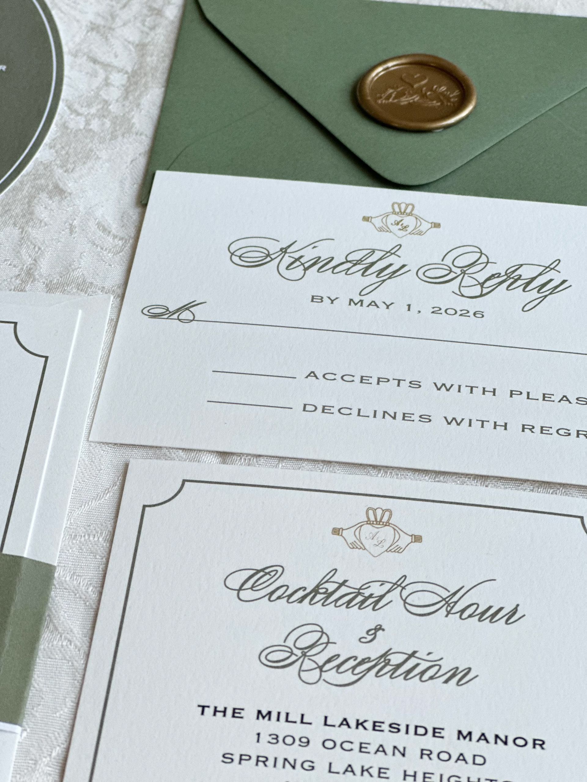 Claddagh Reply w/seal