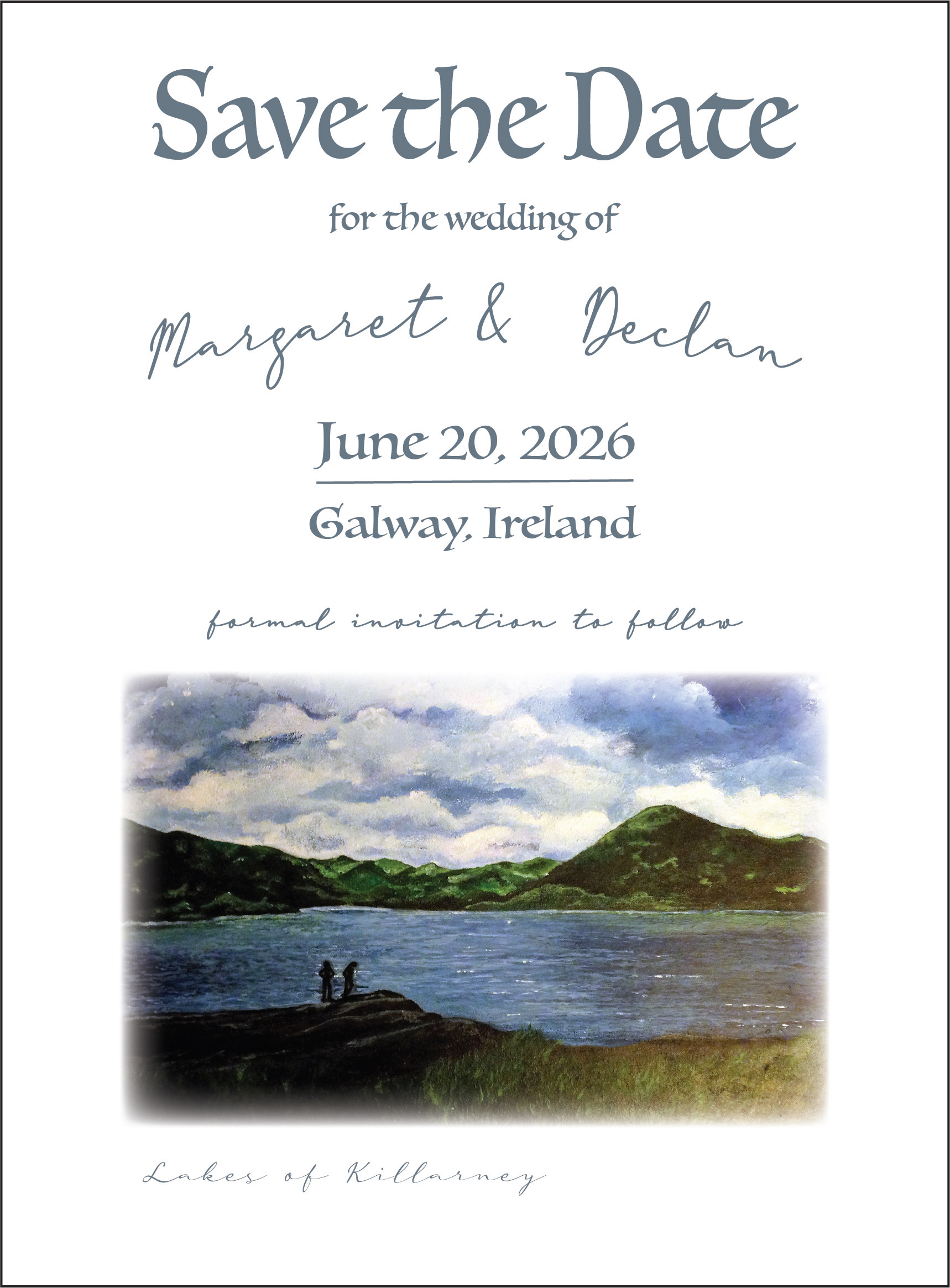 Irish Themed Save the Date