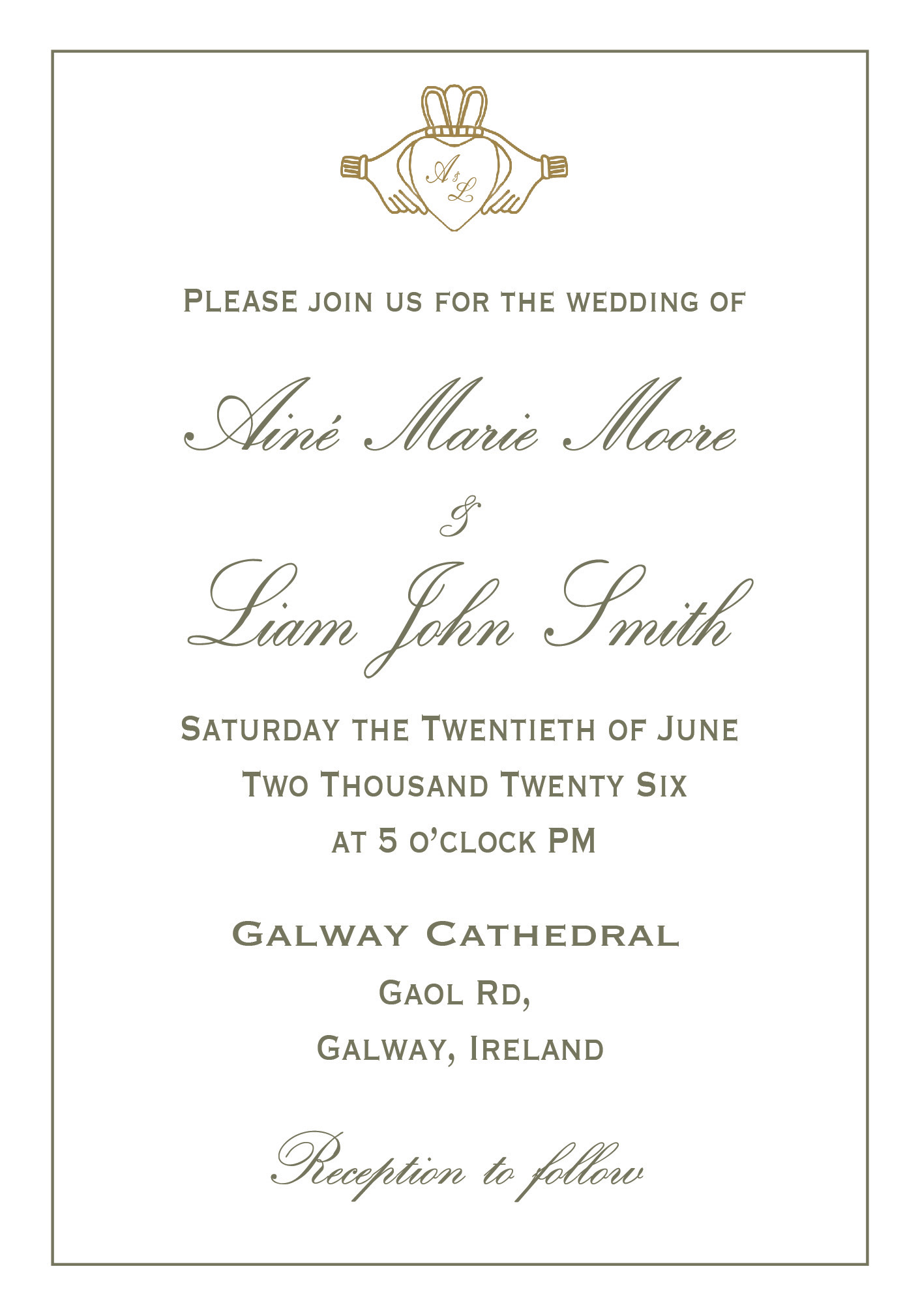 Claddagh Wedding