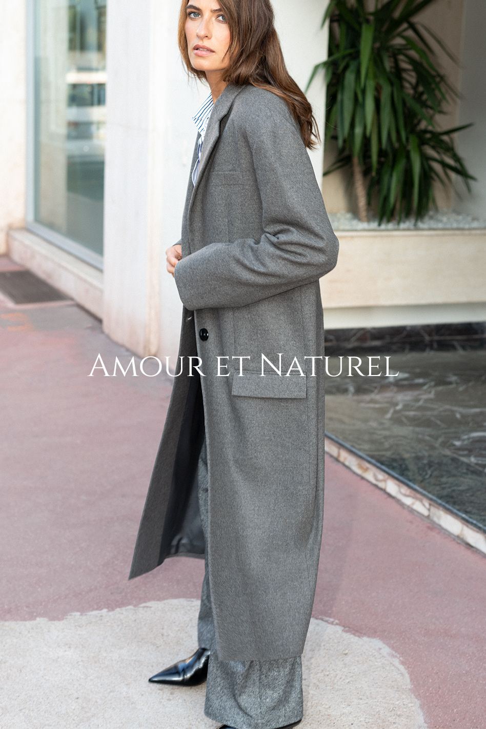 Campaign shooting for Amour et Naturel in Cannes, France