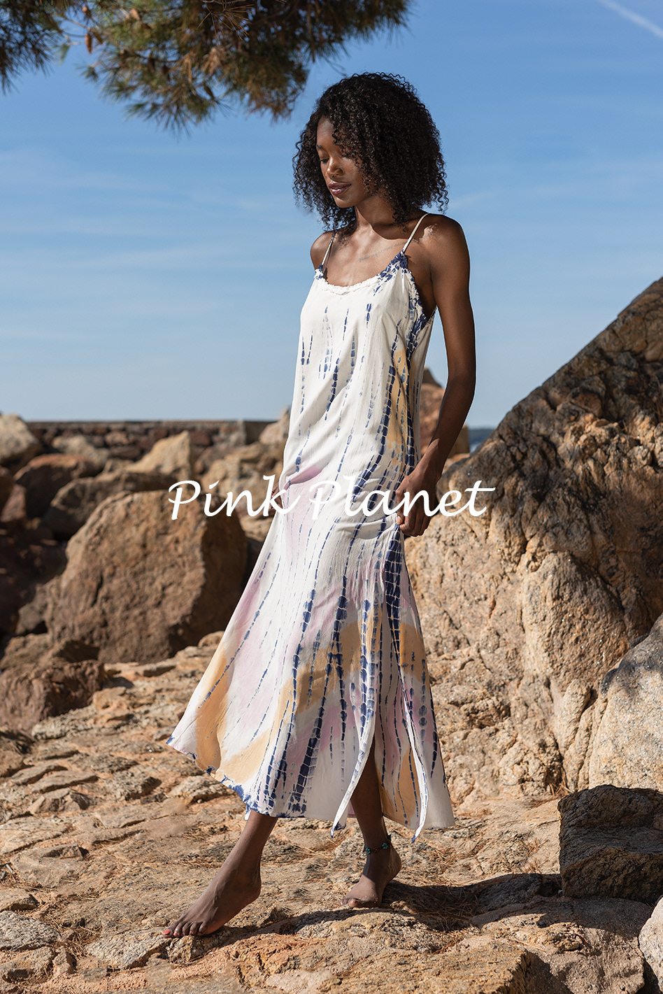 SS23 campaign shooting in French Riviera for the brand Pink Planet