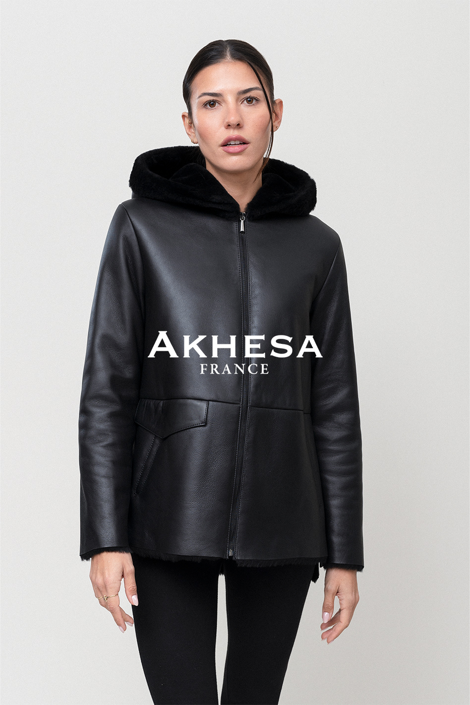 Akhesa FW24 lookbook studio shooting