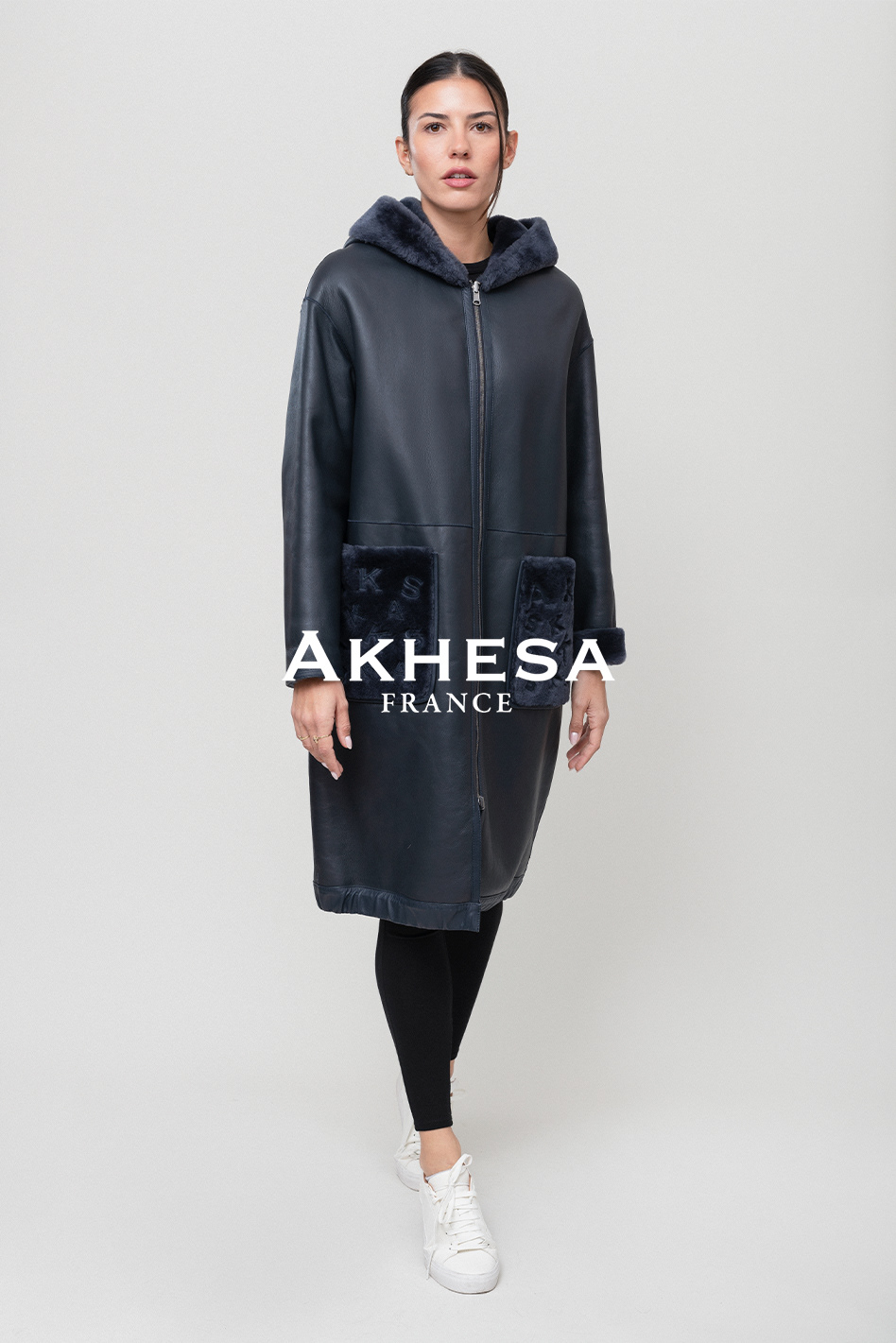 Akhesa FW24 shooting en studio lookbook