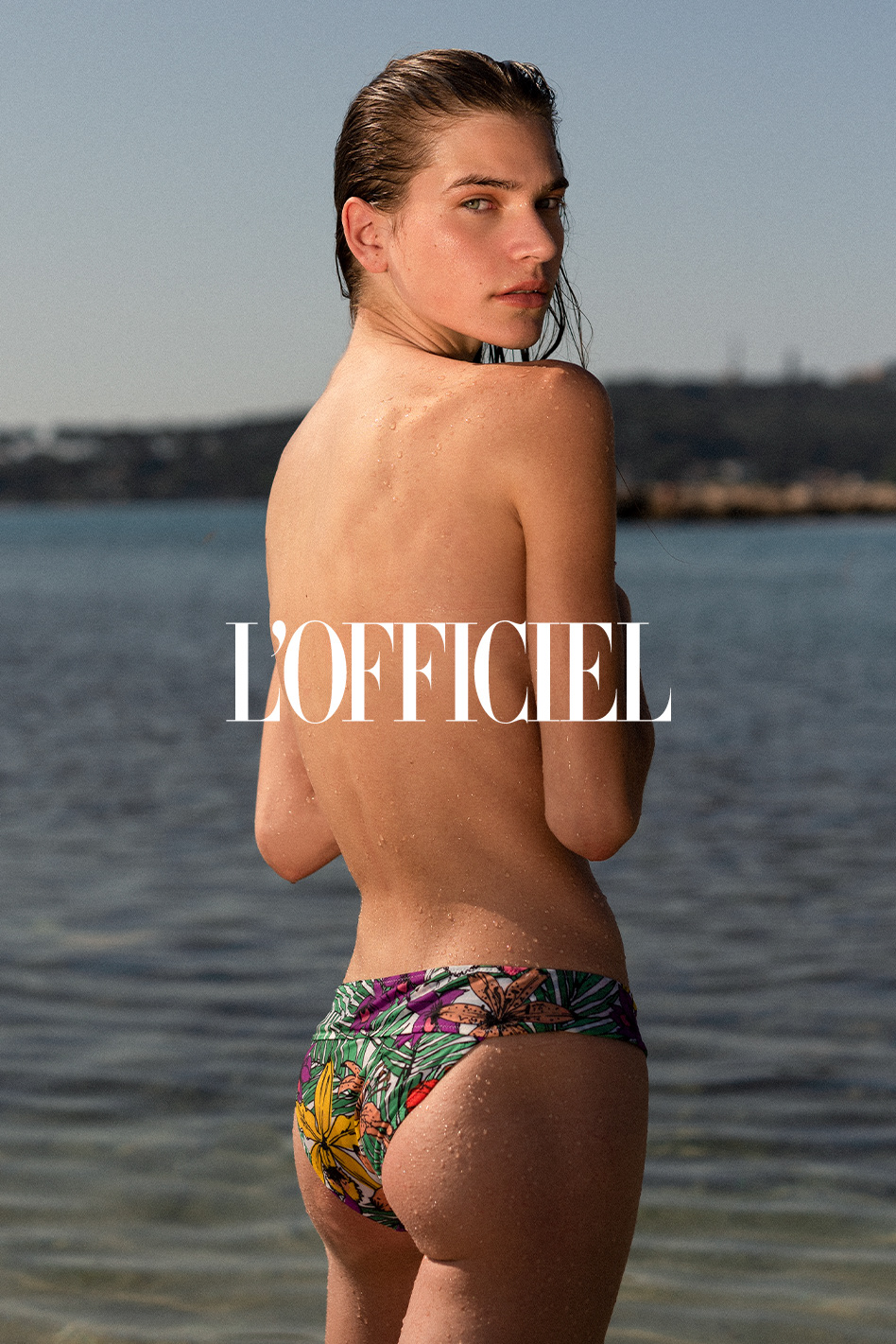 L'Officiel magazine editorial photo shooting in Antibes, PACA, France