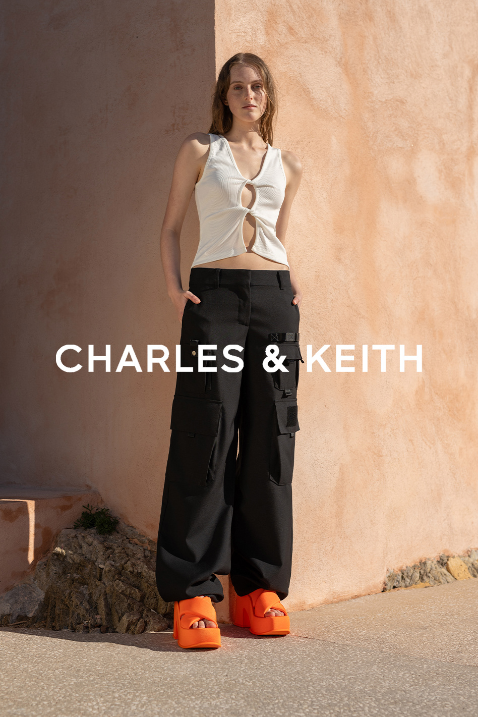 Editorial shooting in the South of France for Charles & Keith