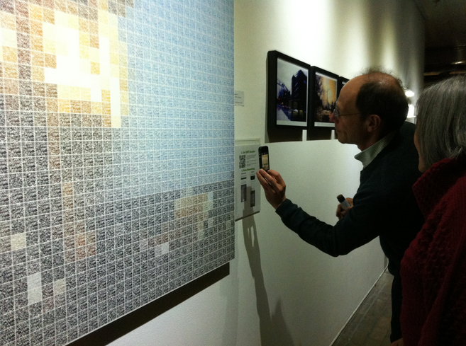 installation view, courtesy of Cyber Arts Gallery