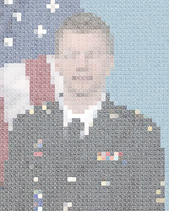 "National Hero", 55 1/4 x 44 1/4 inches