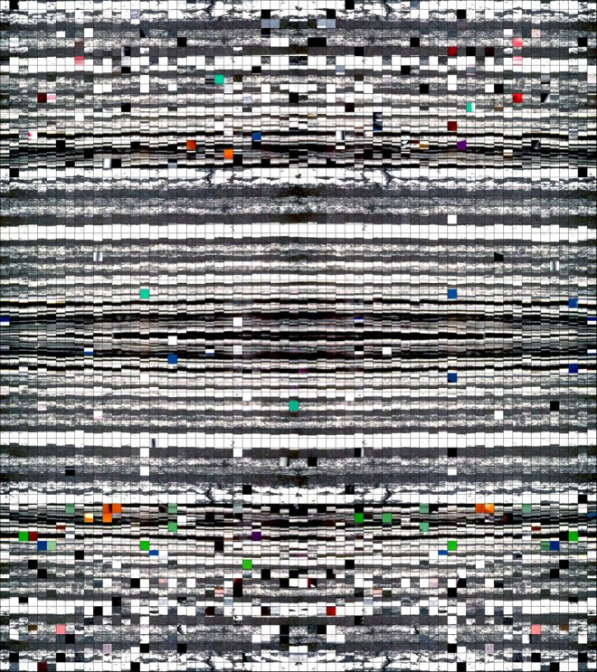 "Finite Field B", 43 x 38.5 inches