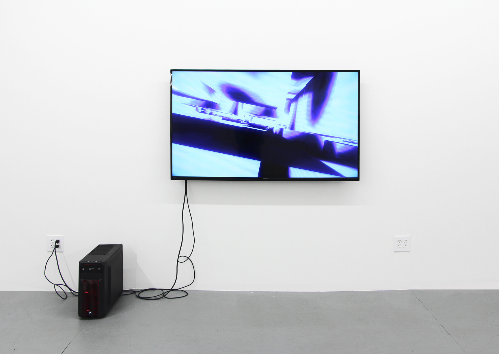"Corridors", installation view, Microscope Gallery