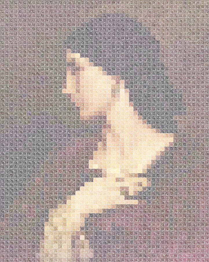 "Nanna", Missing Pieces Series, 84 x 72 inches