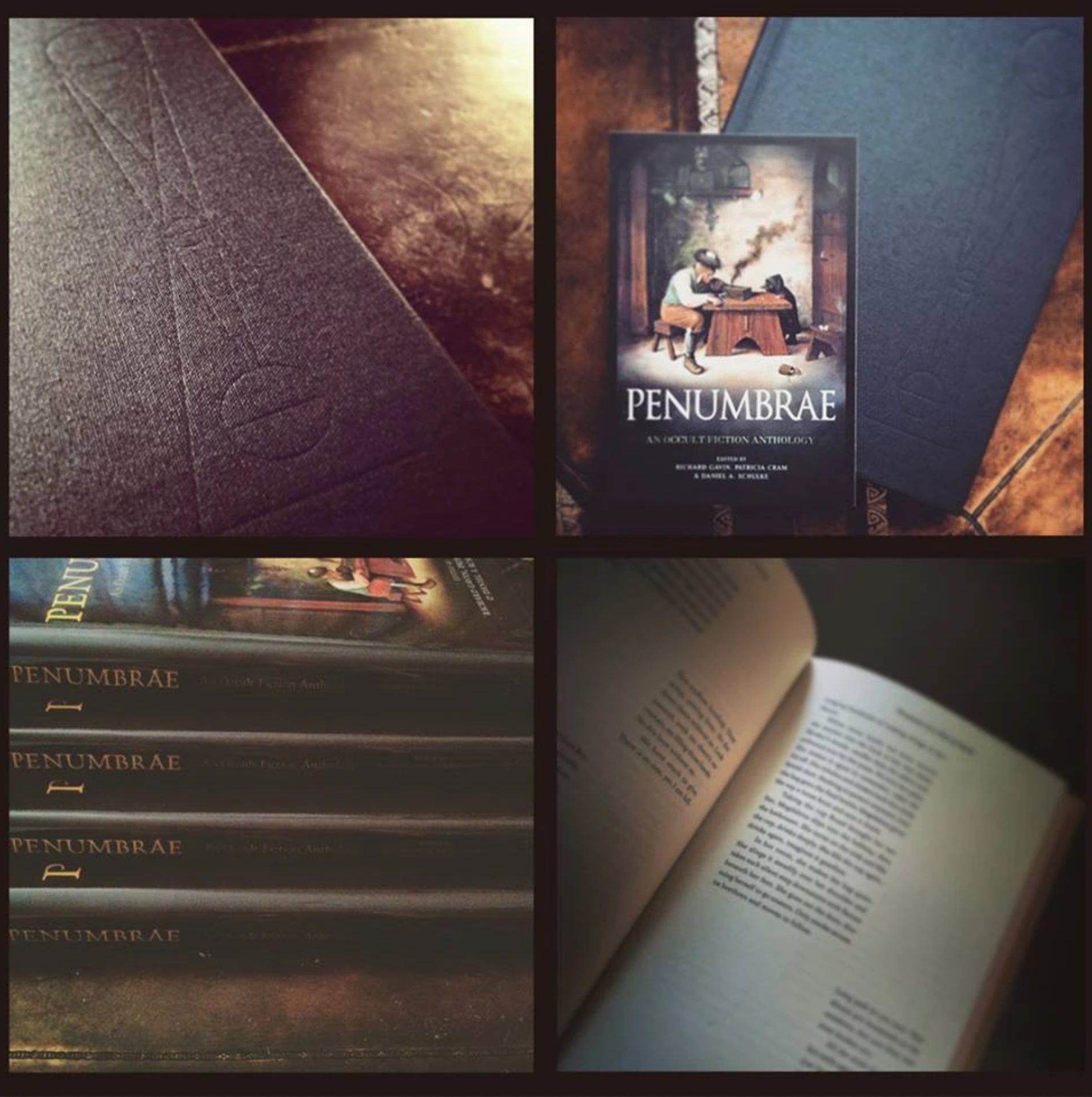 PENUMBRAE. Occult fiction anthology co-edited with Daniel Schulke and Richard Gavin. Available via Three Hands Press.