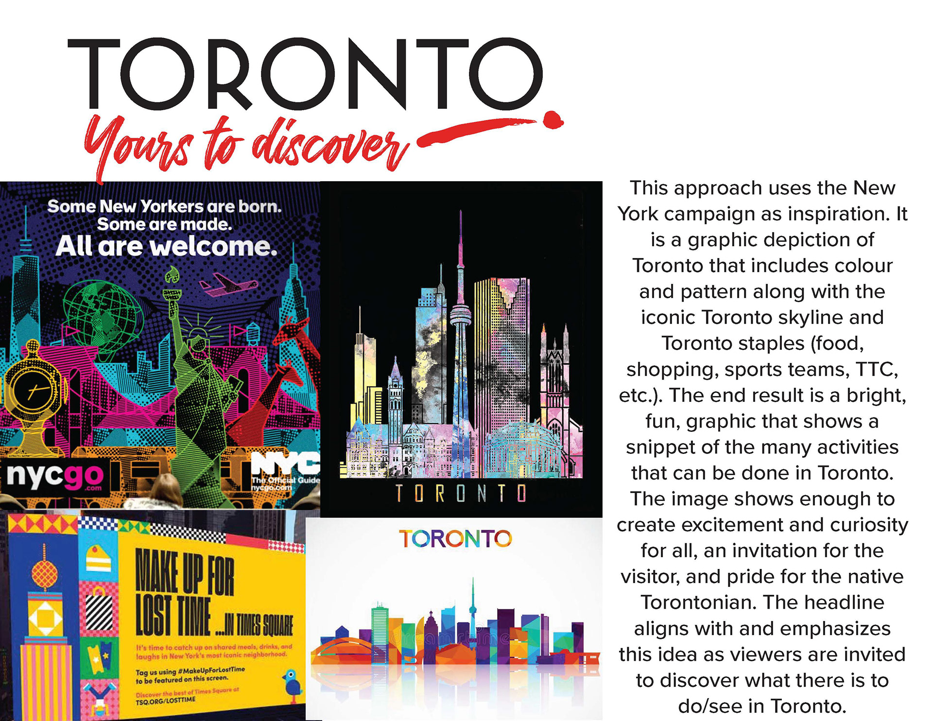 Idea #2 - Toronto, Yours to Discover