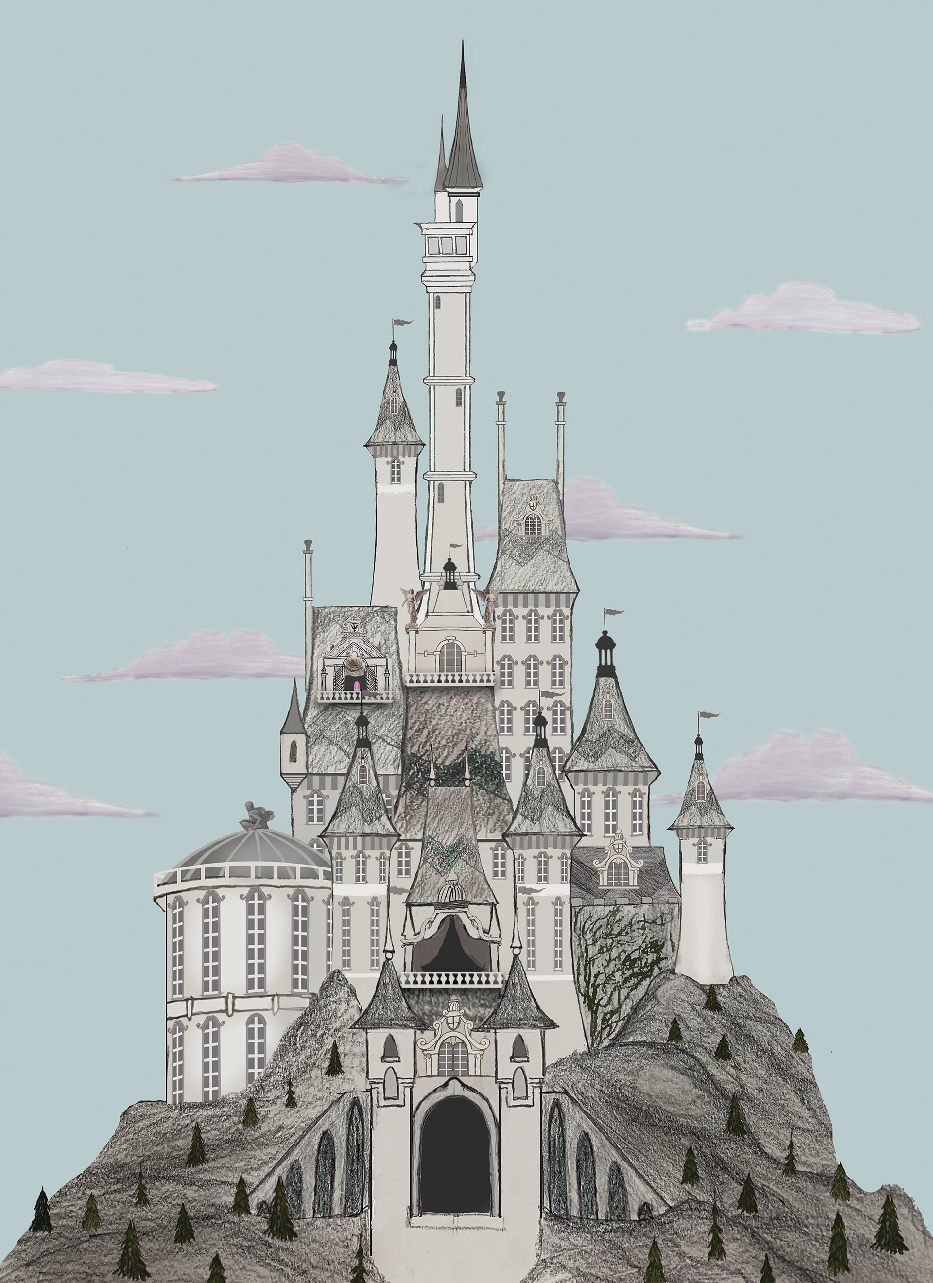 Beauty and the Beast Castle