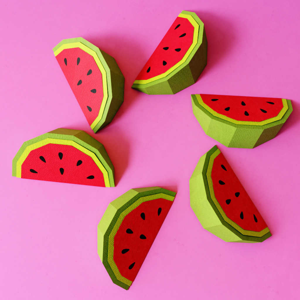 watermelon paper summer