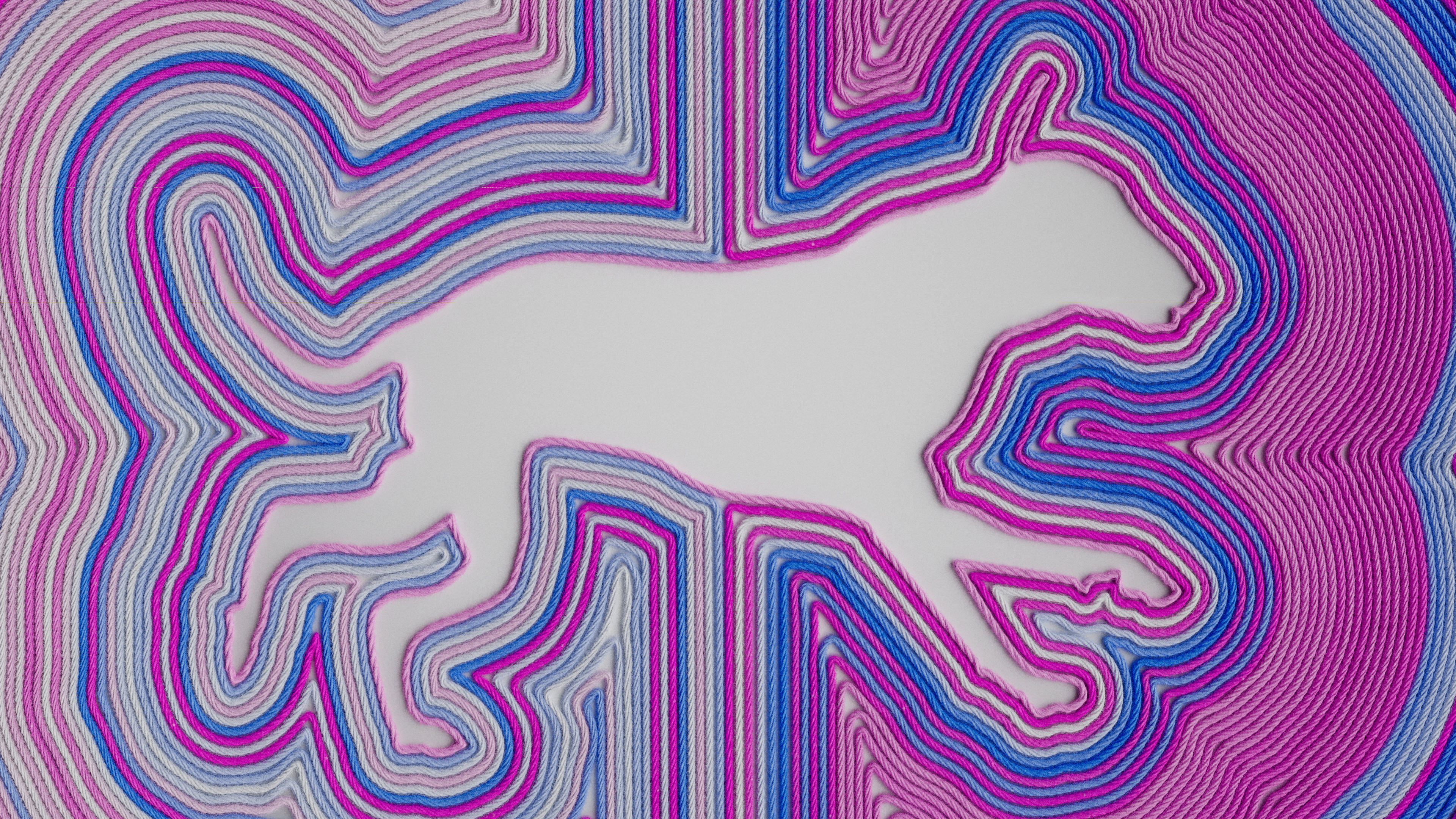 dog render 3d maya vray string art 