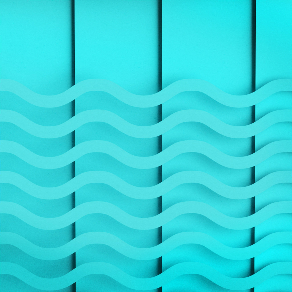wave pattern blue