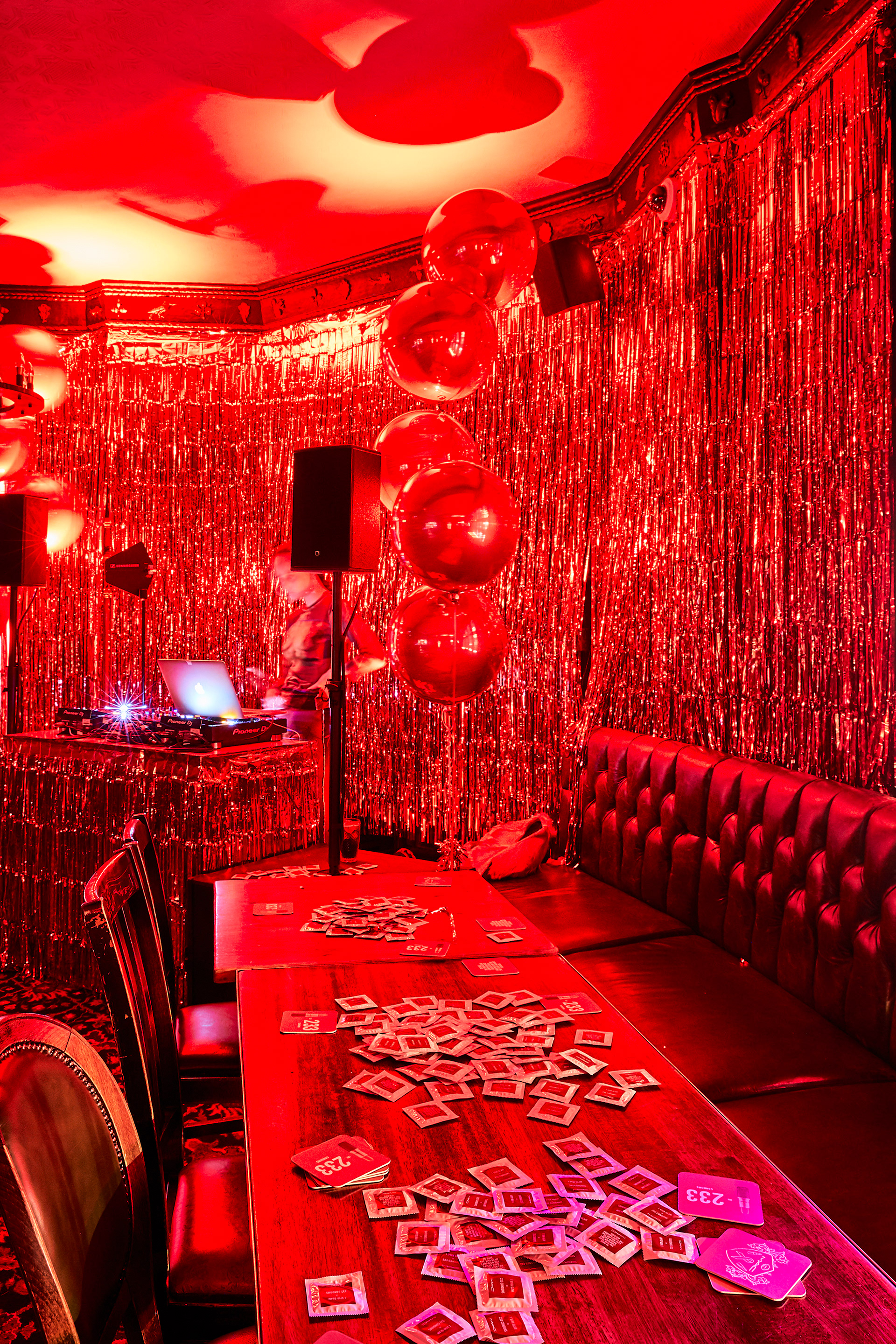 Tables and DJ Booth