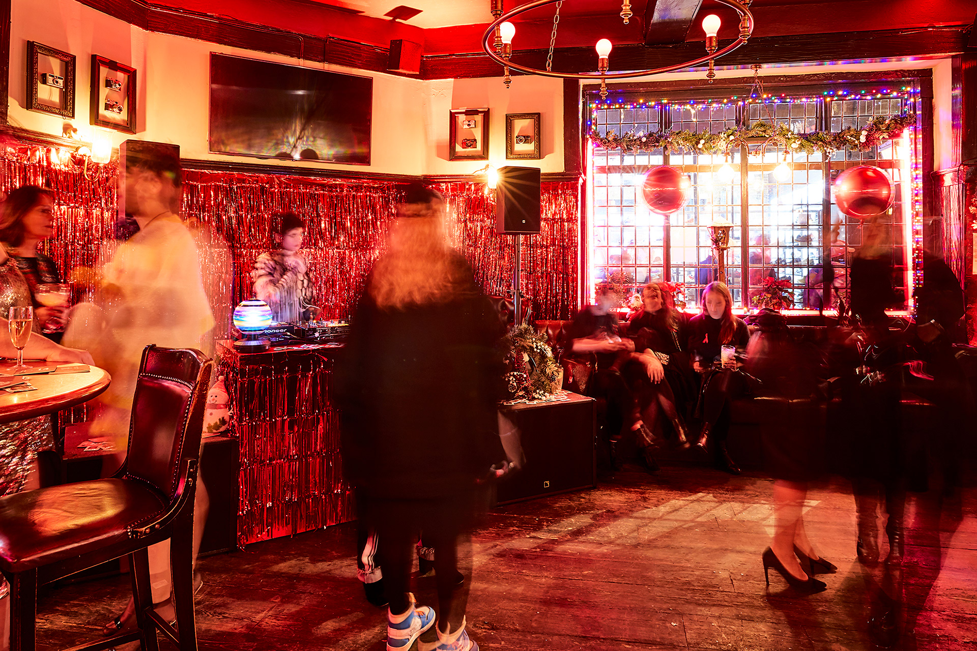 DJ booth and Dance Floor