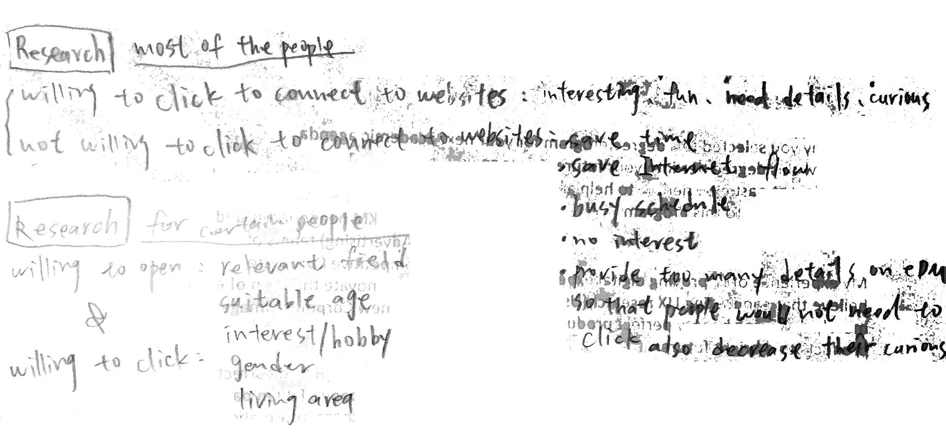 Ideation discussion