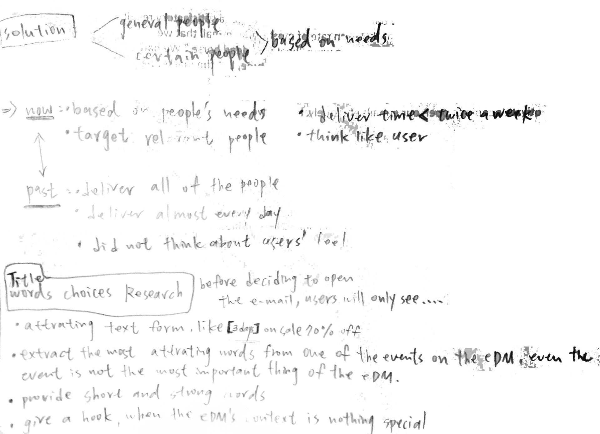 Ideation discussion