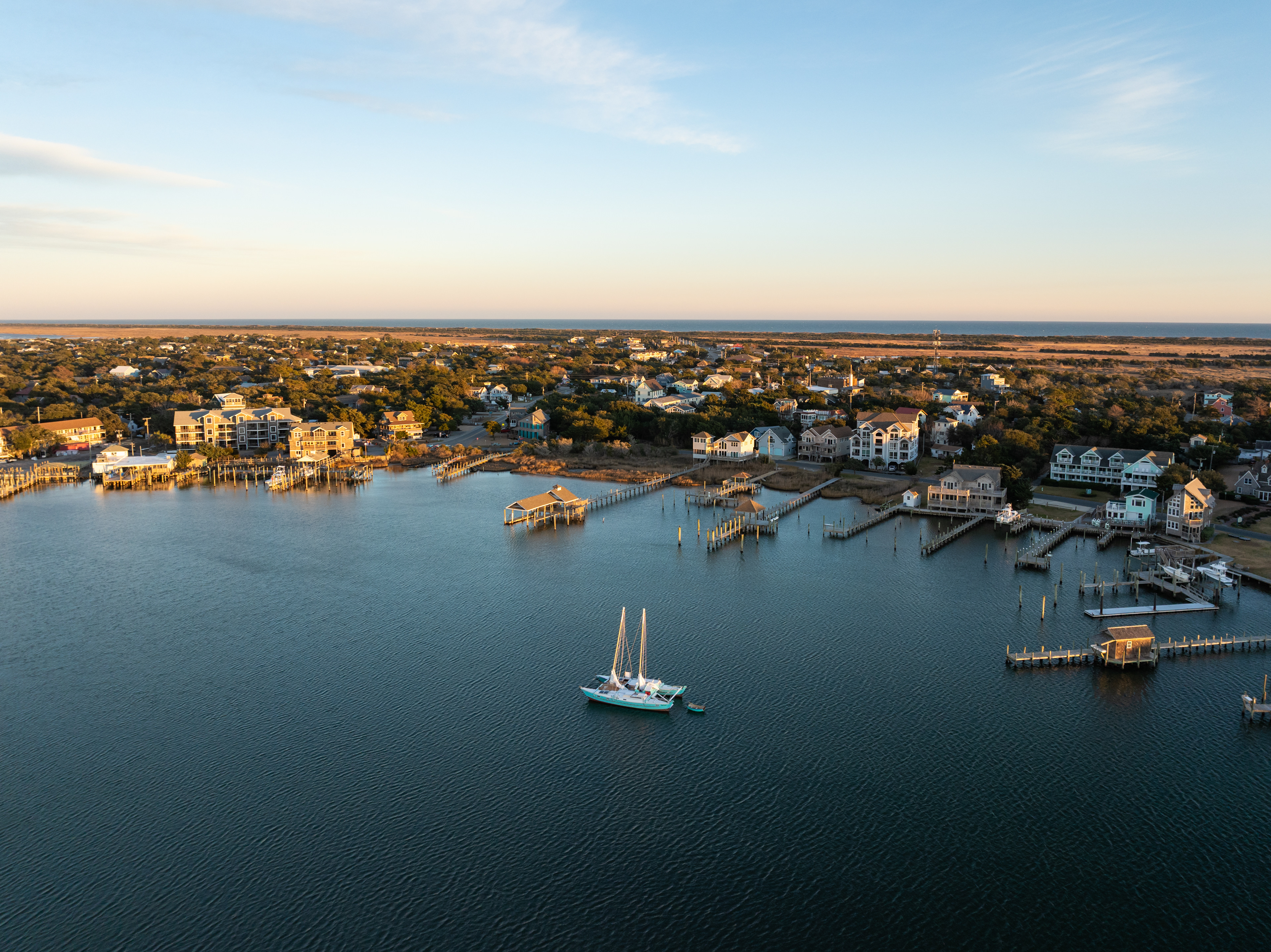 Golden Hour over Ocracoke Harbor